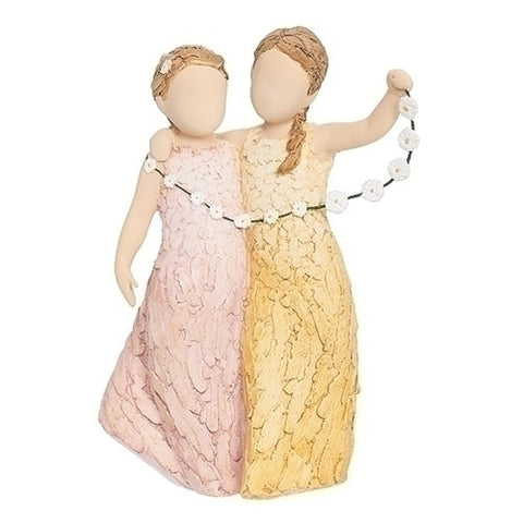Roman 13334 More Than Words Friendship Figure, 5.75-inch Height, Resin and Stone Mix