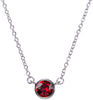 Pavilion 16222 July Ruby Birthstone Necklace with 18" Chain
