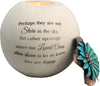 Pavilion 19095 Stars in The Sky Candle Holder, 5-Inch, Terra Cotta