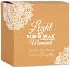 Pavilion 19178 in Memory Beautifully Lived Ceramic Soy Wax Candle 8oz.