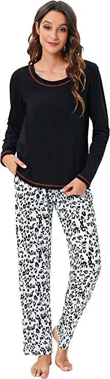 Women's Pajama Set, Sleepwear Two-Piece Nightgown, XL