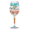 Enesco 4053096 Lolita Best Friends Always Artisan Painted Wine Glass