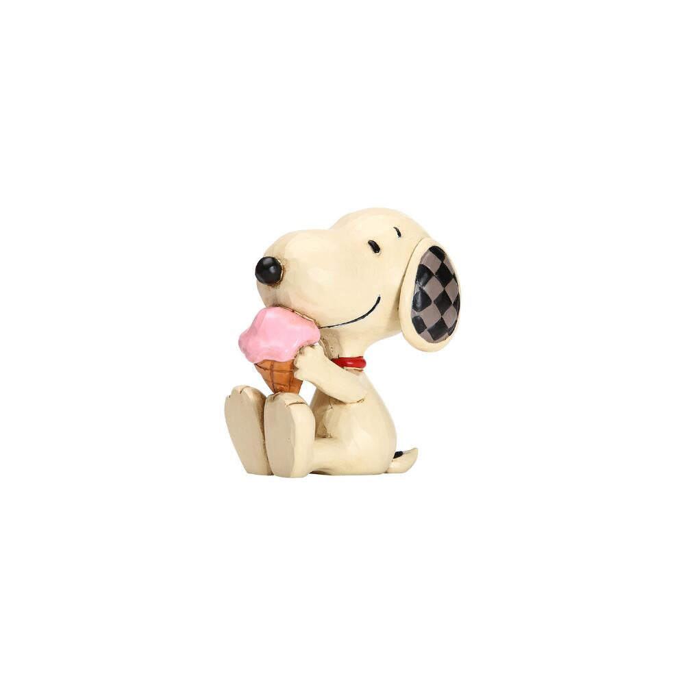 Enesco 6005953 Peanuts by Jim Shore Mini Snoopy with Ice Cream