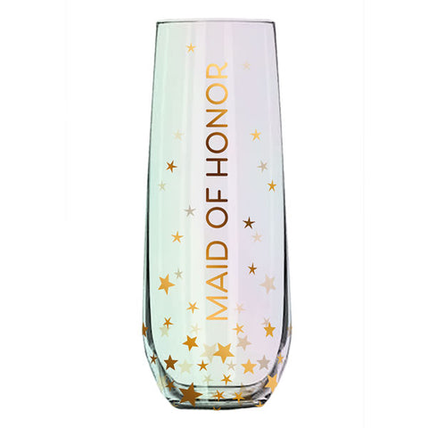 Hallmark 1ERL1137 Maid of Honor Champagne Flute