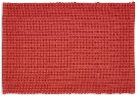 Design Imports 791617 Coral Isle Dobby Diamond Cotton Table Placemat 13 Inch x 19 Inch