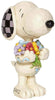 Enesco 6007962 Jim Shore Peanuts Snoopy with Flowers Mini Figurine