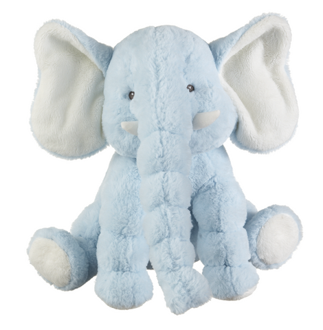 Ganz BG4005 Baby Girl Boy 14 inches Plush Stuffed Animal Toy Jellybean Blue Elephant