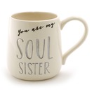 Enesco 6000526 Our Name Is Mud �Soul Sister Mug
