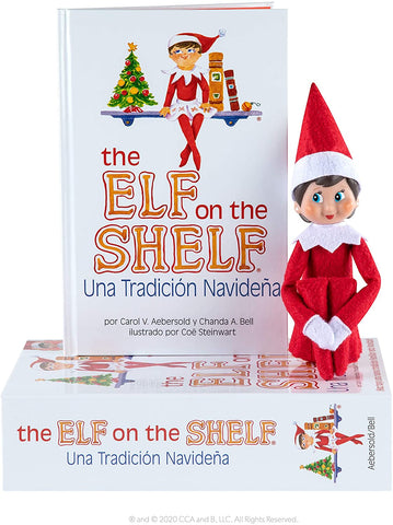The Elf on the Shelf E0TGIRL3 Espanol Blue-Eyed Girl Scout Elf
