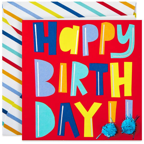 Hallmark Kids Happy Birthday Gift Tag With Envelope
