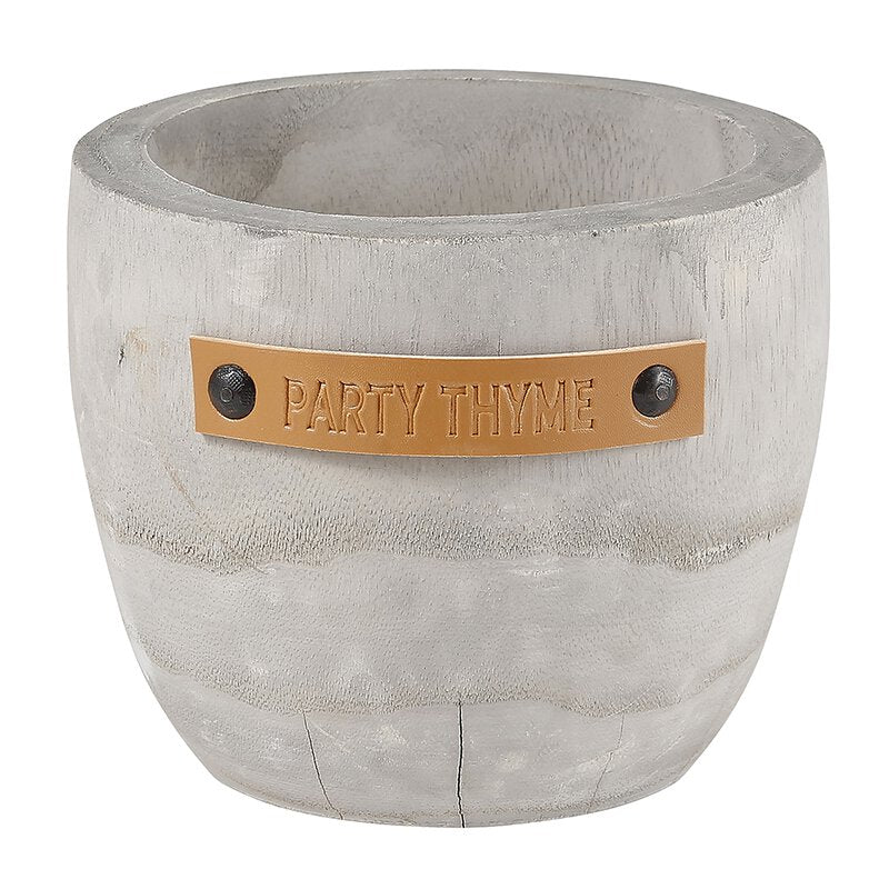 Santa Barbara G2601 Paulownia Wood Planter Small Party Thyme