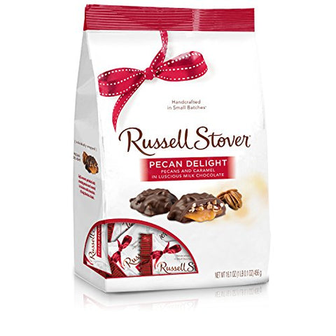 Russell Stover 9796 Pecan Delight Gusset Bag, 16.10 Ounce