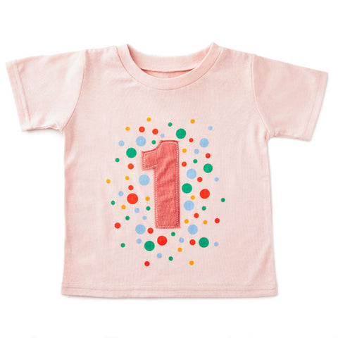 Hallmark BBY4772 First Birthday Pink T-Shirt Size 12m