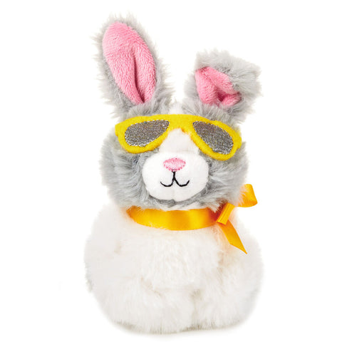 Hallmark 1KET2005 Zip Along Bunny With Sunglasses Stuffed Animal