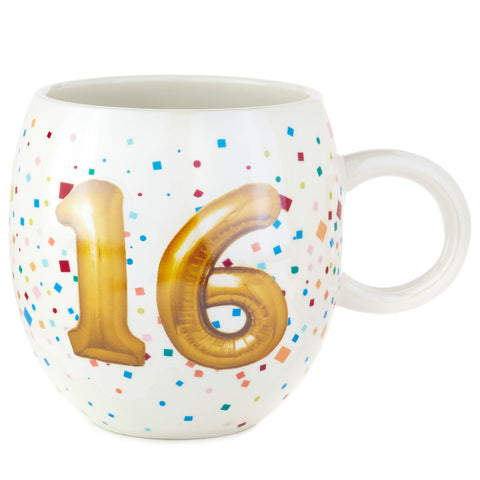 Hallmark 16th Birthday Balloons Mug