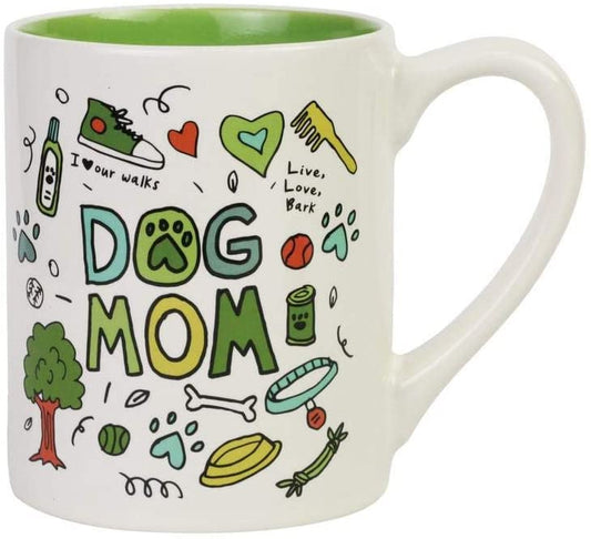 Enesco ND6009321 Simply Mud Dog Mom Mug, 14 oz