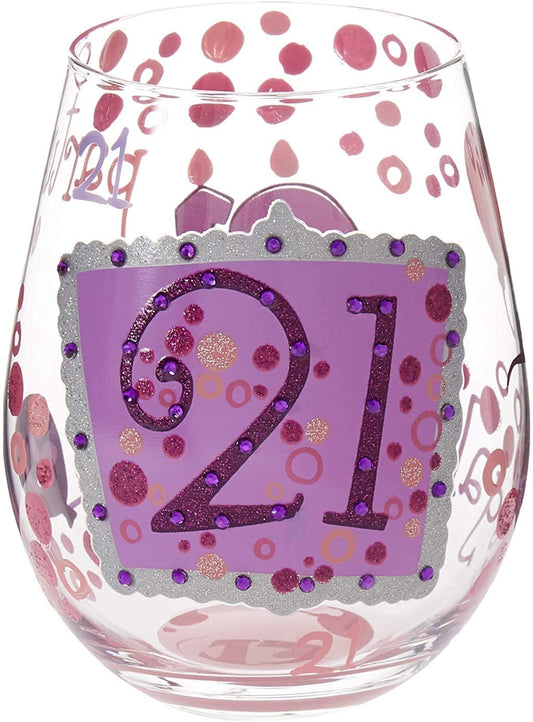 Enesco 4057089 Lolita  Stemless Glass 21
