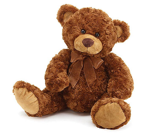 Burton & Burton 9716979  SITTING BROWN BEAR PLUSH 14"