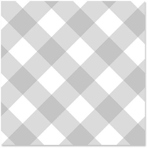 Hallmark Pearl Gray Gingham Wrapping Paper Roll
