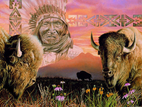 Suns Out 40064 Keeper of The Plains 500 Piece Jigsaw Puzzle
