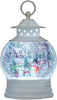 Roman Dropship 133295 Led Swirl Snowman Lantern Christmas Scene, 11 inch, Multicolor