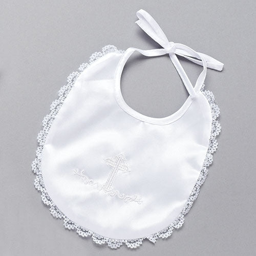 Roman 26297  Infant Baptismal Bib Satin