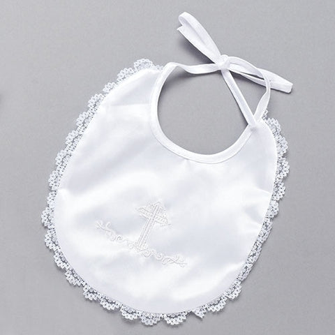 Roman 26297  Infant Baptismal Bib Satin