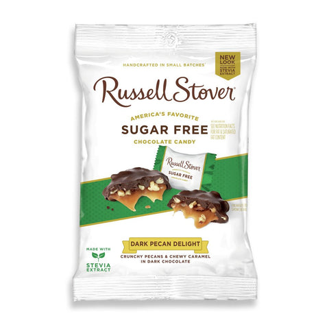 Russell Stover 9678 Dark Pecan Delight, 3 Ounce Bag