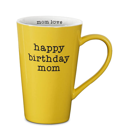 Pavilion 14116 Birthday Mom Latte Mug, 18-Ounce, Mom Love