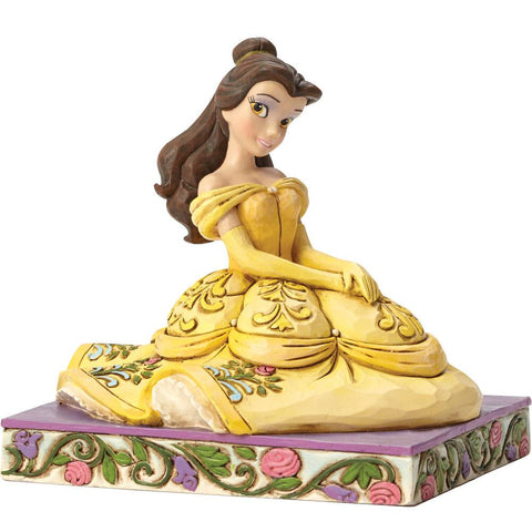 Enesco 4050410 Disney Jim Shore Beauty and The Beast Belle Personality Pose , 3.5"Multicolor