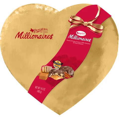 Russell Stover 10000145  Millionaires Gold Foil Heart 14.2 oz.