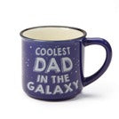 Enesco 6000552 Our Name is Mud �Coolest Dad� Space Stoneware Camping Coffee Mug, 16 oz.