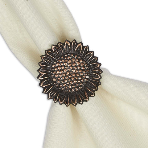 Design Imports 21597 Harvest Sunflower Napkin Ring