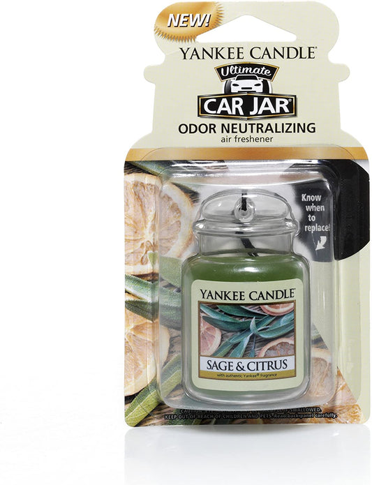 Yankee Candle 1220904 CAR JAR ULTIMATE HW SAGE & CITRUS