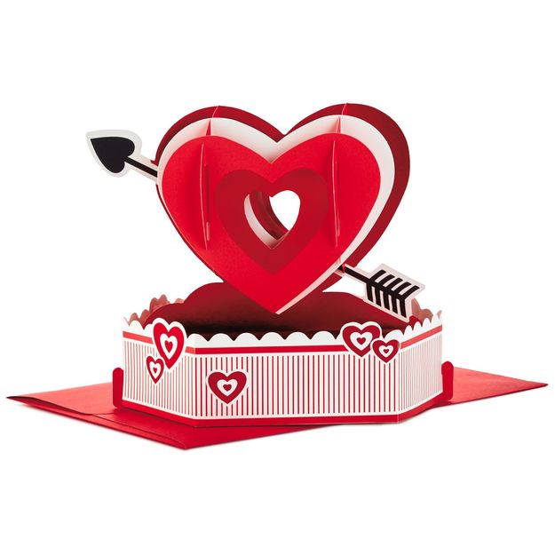 Hallmark Wonderfolds Happy Heart Day Pop-Up Card