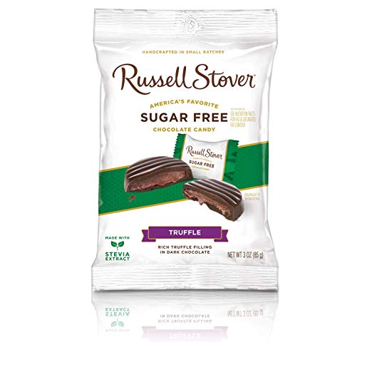 Russell Stover 9623N Sugar Free Chocolate Truffles, 3 oz. Bag