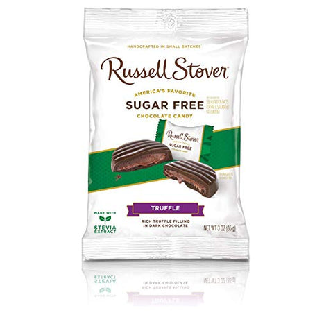 Russell Stover 9623N Sugar Free Chocolate Truffles, 3 oz. Bag