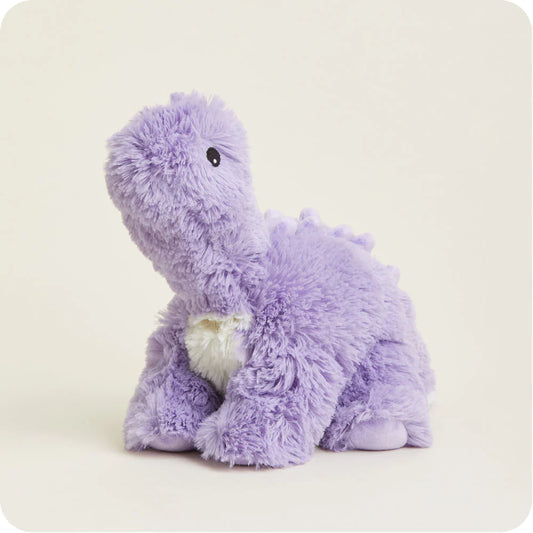 Intelex CP-DIN-3 Purple Long Neck Dinosaur Warmies, 13-Inch Height, Stuffed Animals