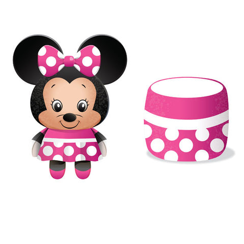 Hallmark 1KID1507 Disney Minnie Mouse Reversible Stuffed Animal, 6.5"