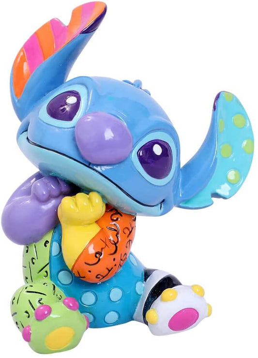 Enesco 6006125 Britto Lilo and Stitch Miniature 3.54 Inch, Multicolor