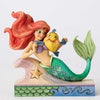 Enesco 4054274 Jim Shore Disney “The Little Mermaid” Ariel with Flounder Stone Resin 5.25”
