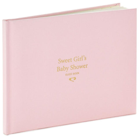 Hallmark Sweet Girl's Baby Shower Guest Book