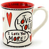 Enesco 4056352 Love You Most Stoneware Mug