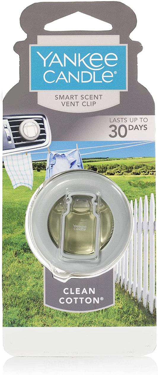 Yankee Candle 1304391 Smart Scent Vent Clip, Clean Cotton