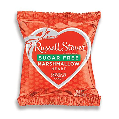 Russell Stover Candies Sugar Free Marshmallow Heart, 0.875 oz.