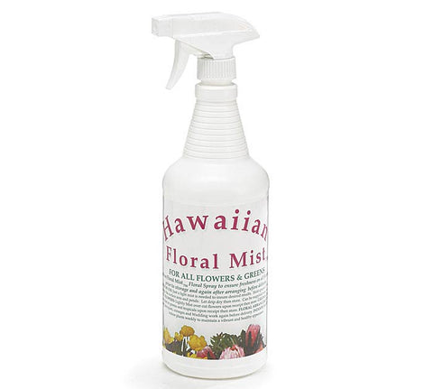 Burton & Burton Hawaiian Floral Mist One Quart Bottle with Sprayer - Flower Refresher