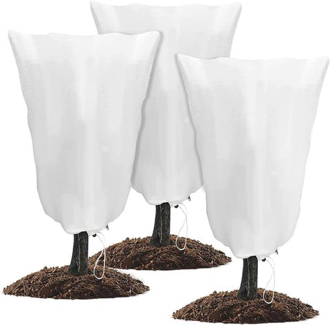 3 PACK Plant Covers, Plants/Fruits/Bushes Protection Netting Covers, 47" x 55", Freeze Protection
