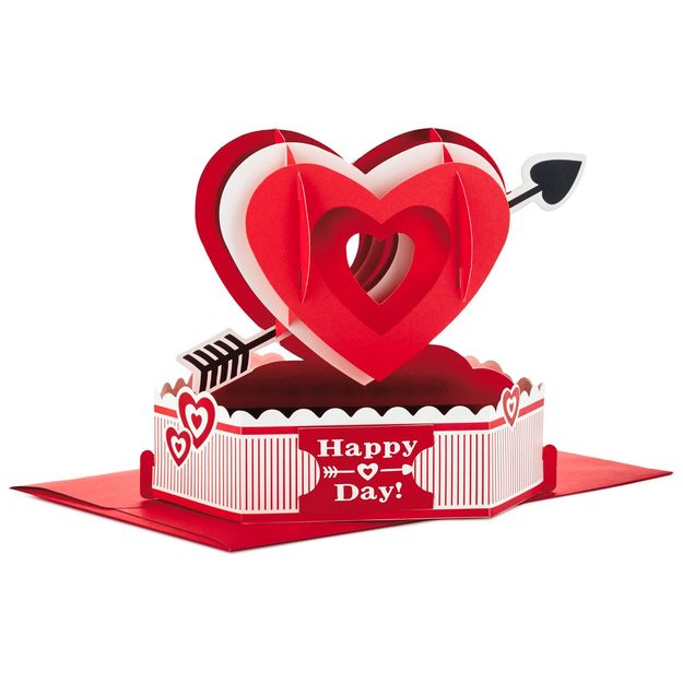 Hallmark Wonderfolds Happy Heart Day Pop-Up Card