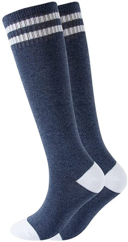SocksDiary Knee High Soccer Socks for Kids Cotton Blend
