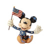 Enesco  4056743 Jim Shore Patriotic Mickey Mouse Miniature, 3.5 Inch, Multicolor